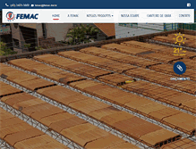 Tablet Screenshot of femac.ind.br